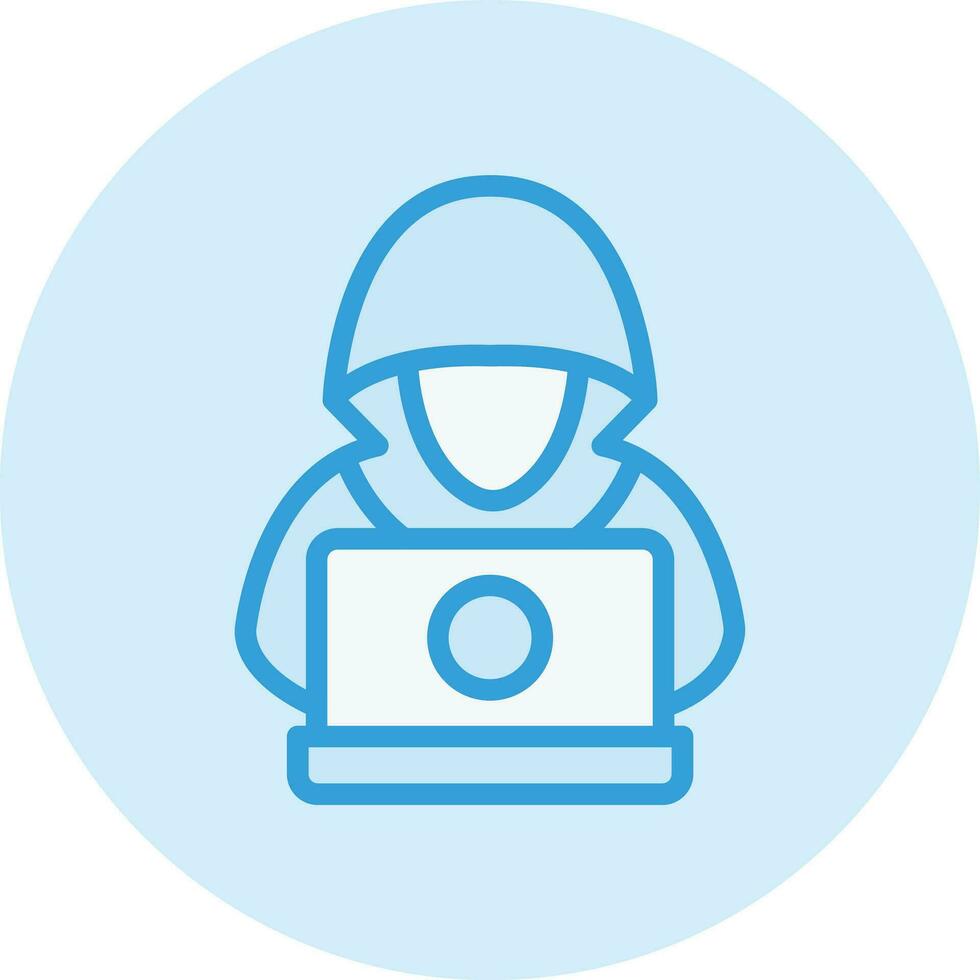 Hacker Vector Icon Design Illustration