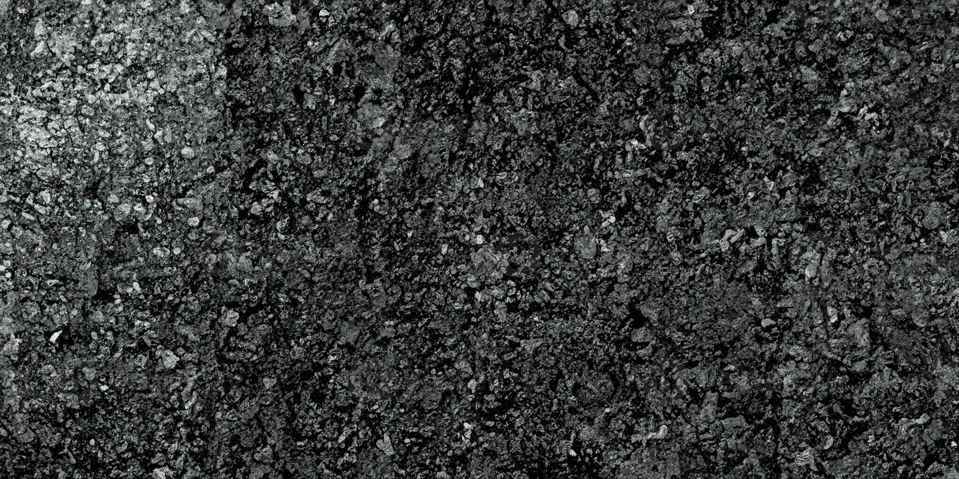 black asphalt texture. asphalt road. stone asphalt texture background black granite gravel. photo