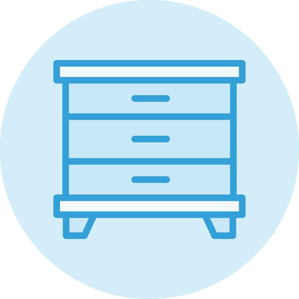 Cabinet Vector Icon Design Illustration