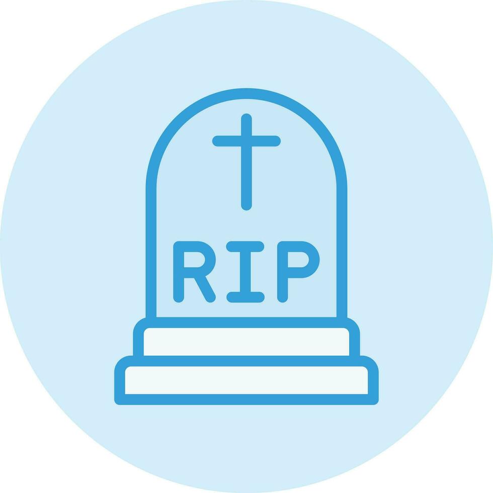 Grave Vector Icon Design Illustration