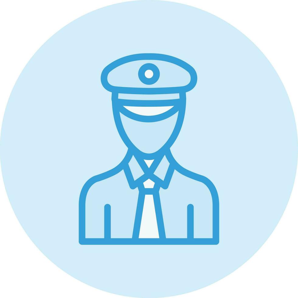 Pilot Vector Icon Design Illustration