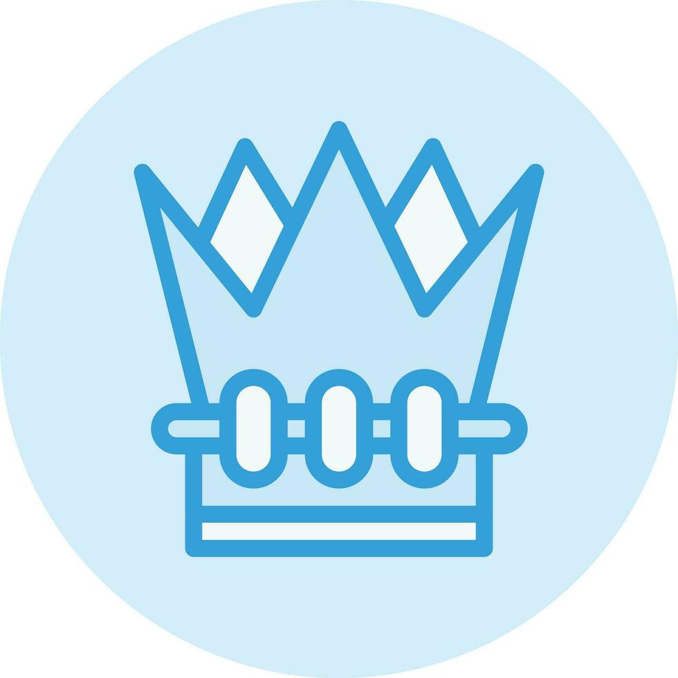 ilustración de diseño de icono de vector de corona