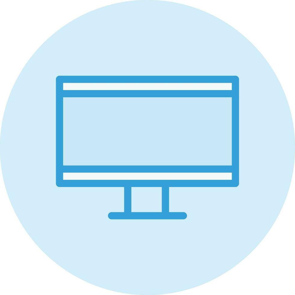 LCD Vector Icon Design Illustration