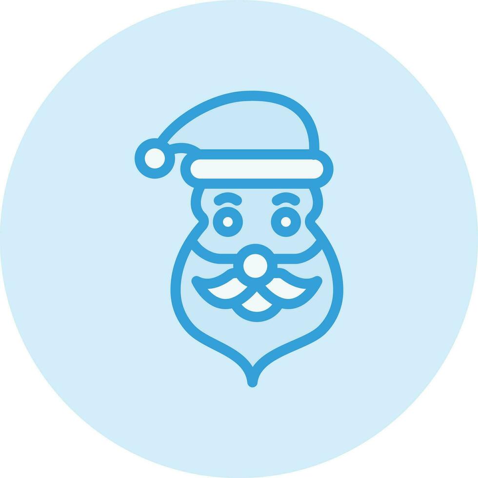 ilustración de diseño de icono de vector de santa claus