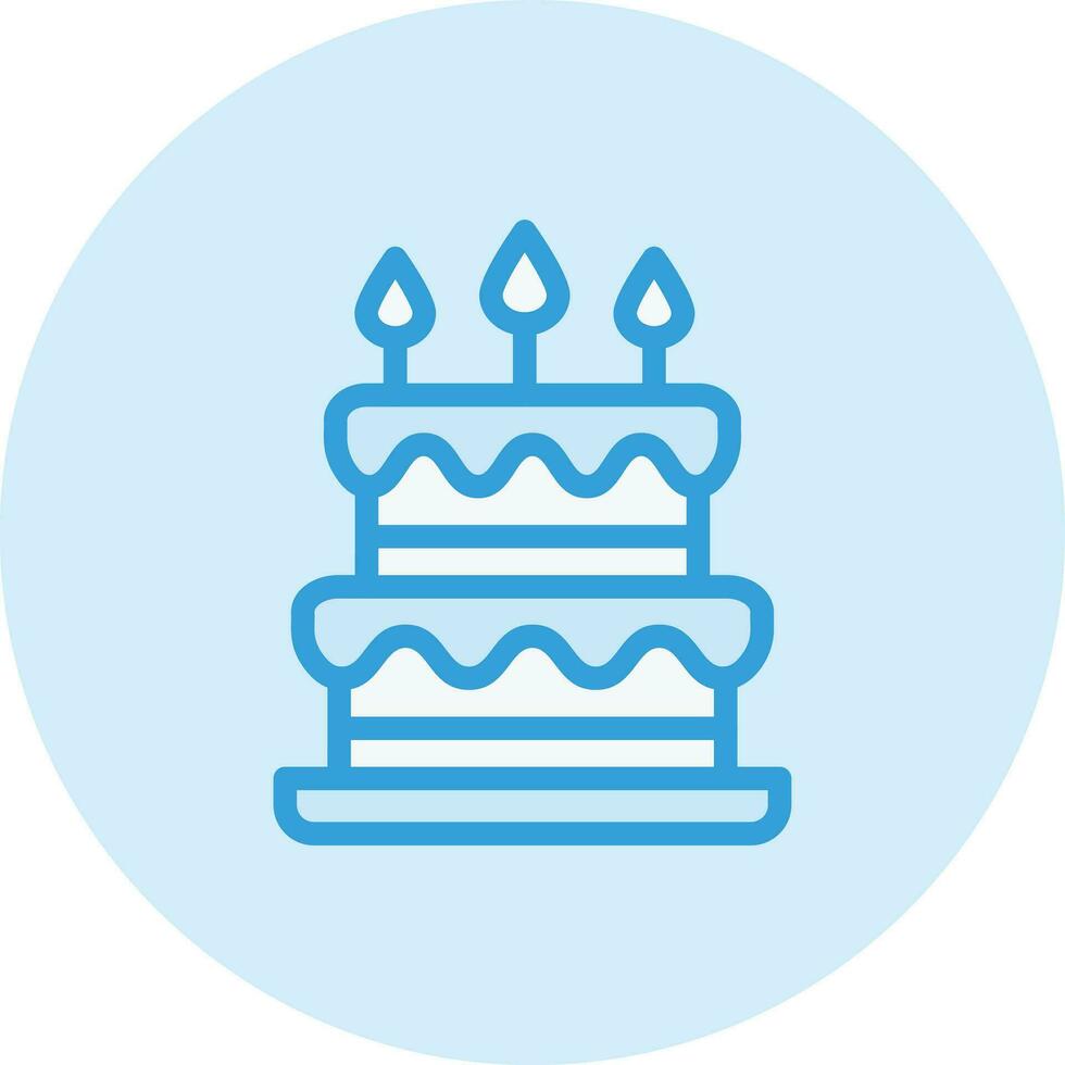 Cake Vector Icon Design Illustration