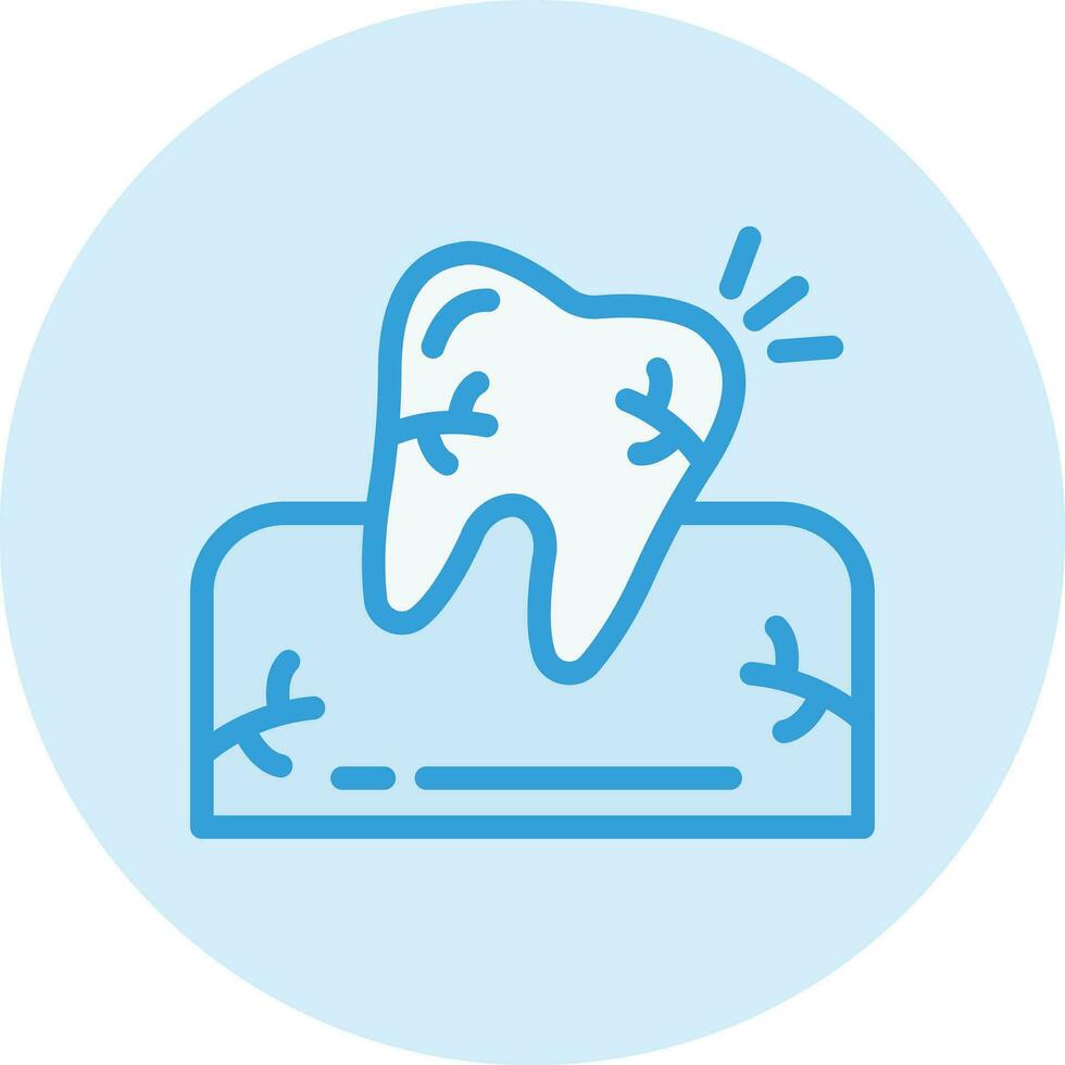 Wisdom Tooth Vector Icon Design Illustration