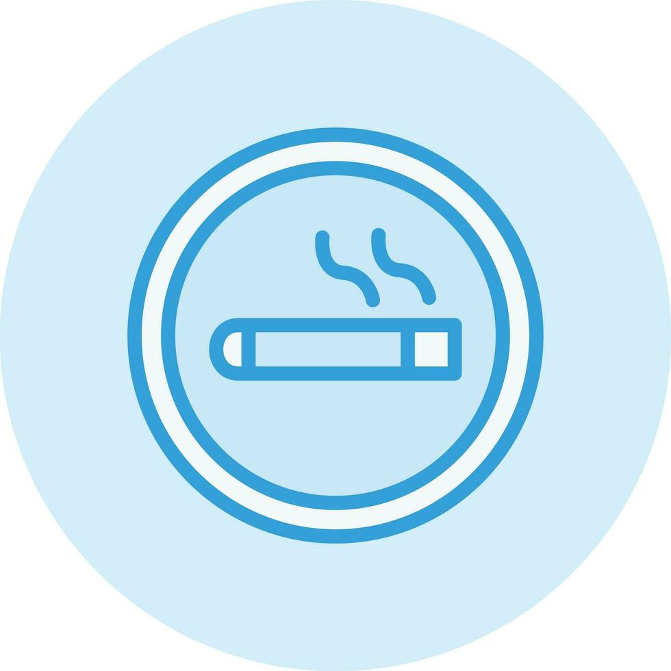 ilustración de diseño de icono de vector de área de fumadores
