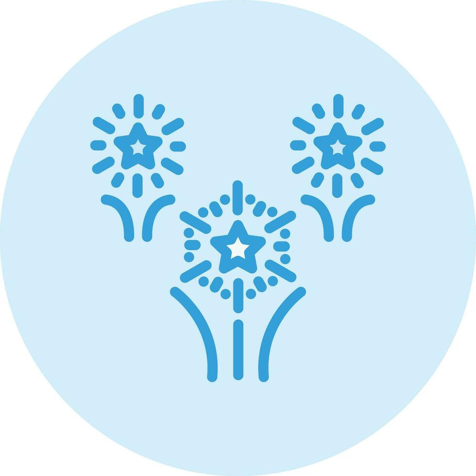 Firework Vector Icon Design Illustration