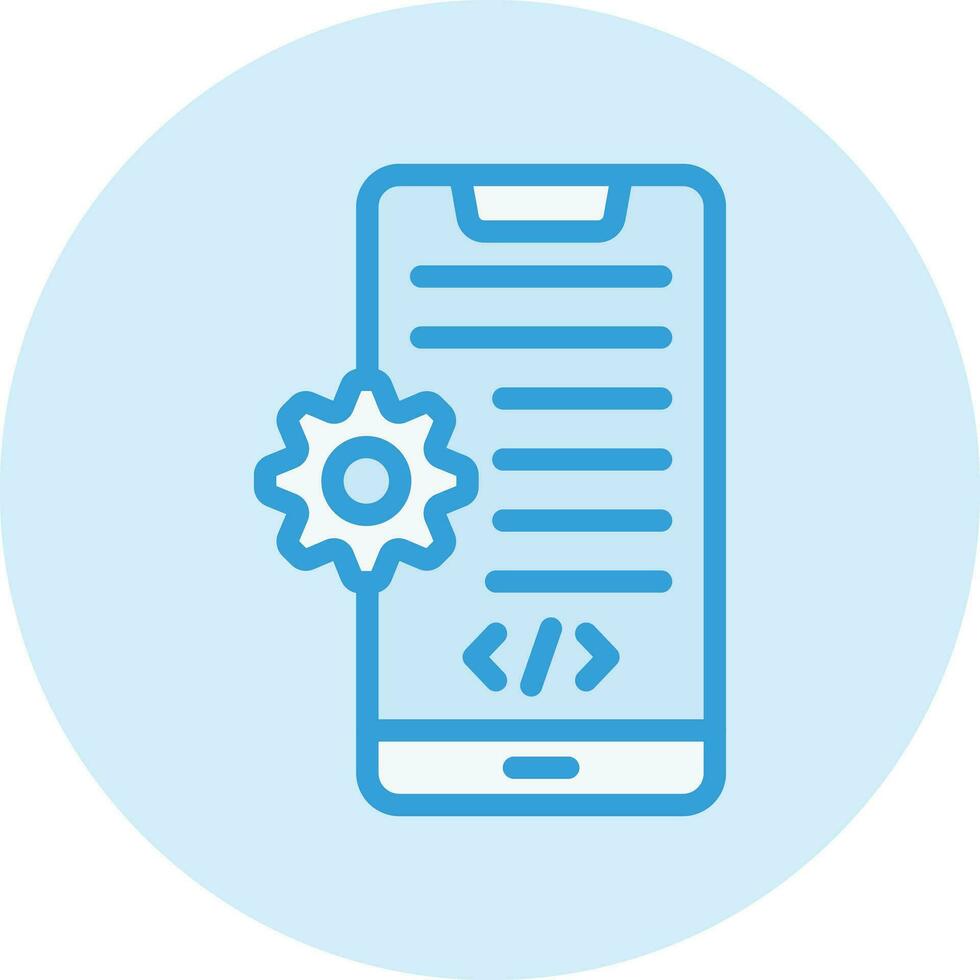 App Development Vector Icon Design Illustration