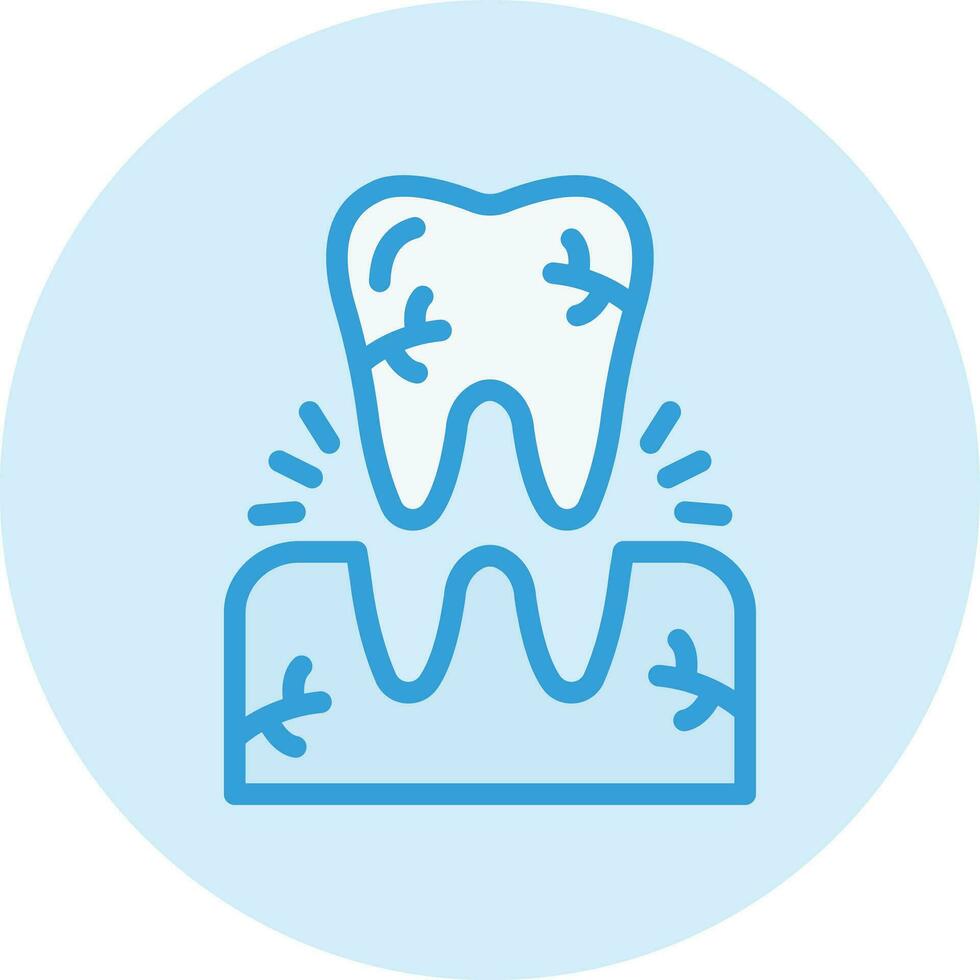 Tooth Extraction Vector Icon Design Illustration