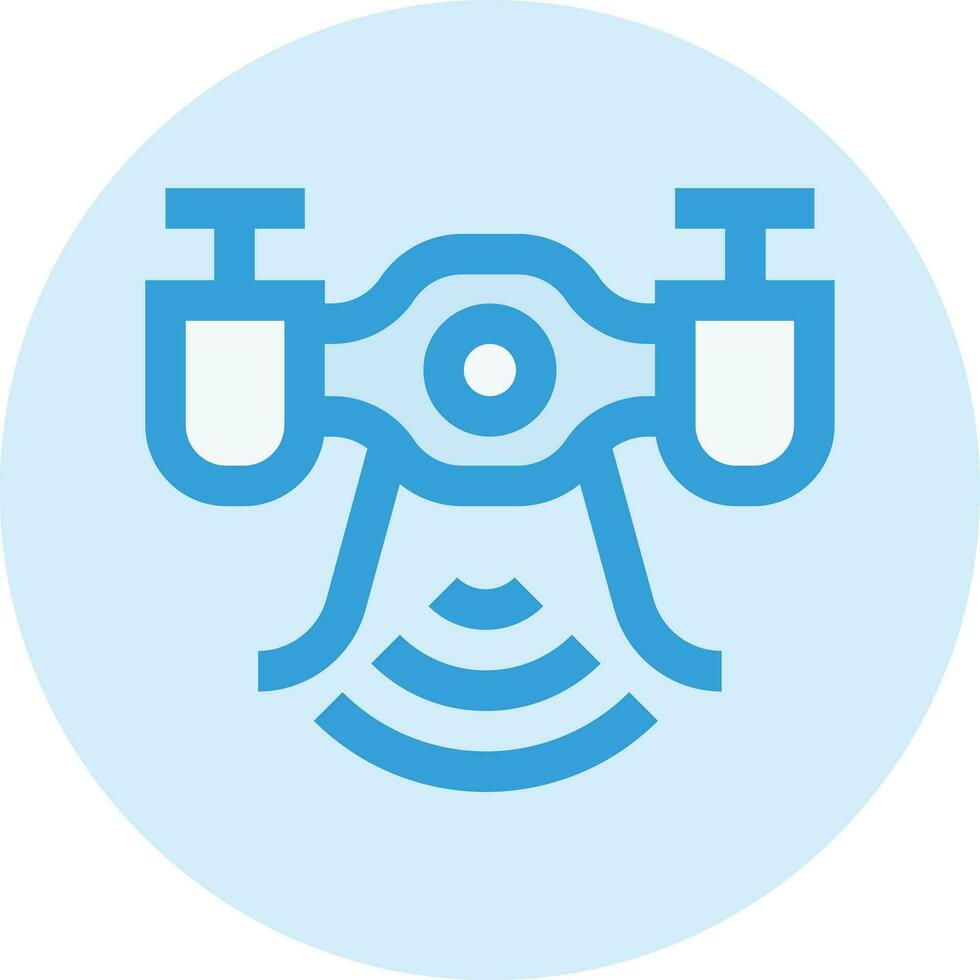 Drone Vector Icon Design Illustration