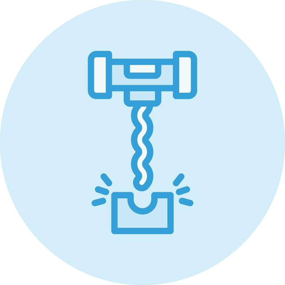 Corkscrew Vector Icon Design Illustration