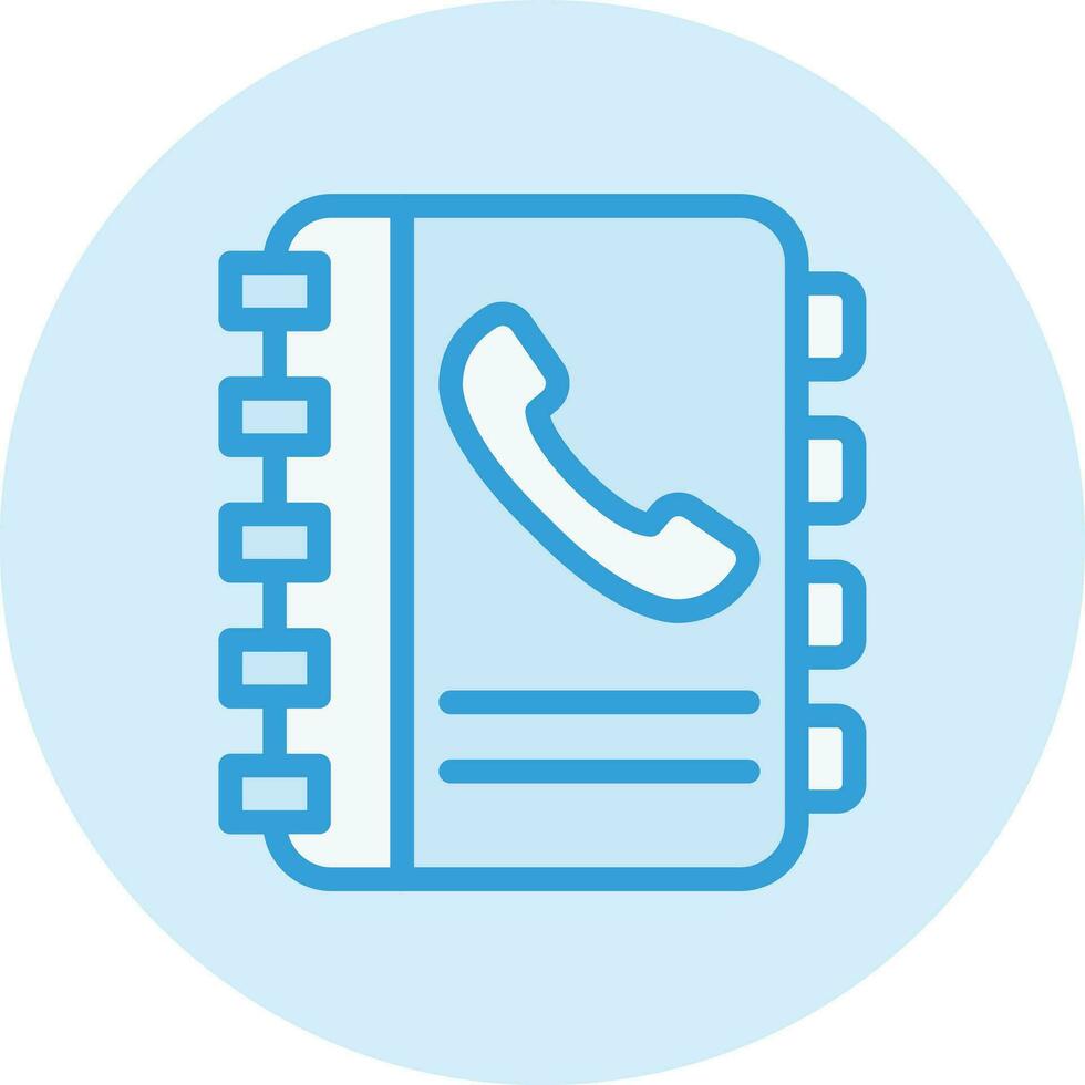 Contacts book Vector Icon Design Illustration