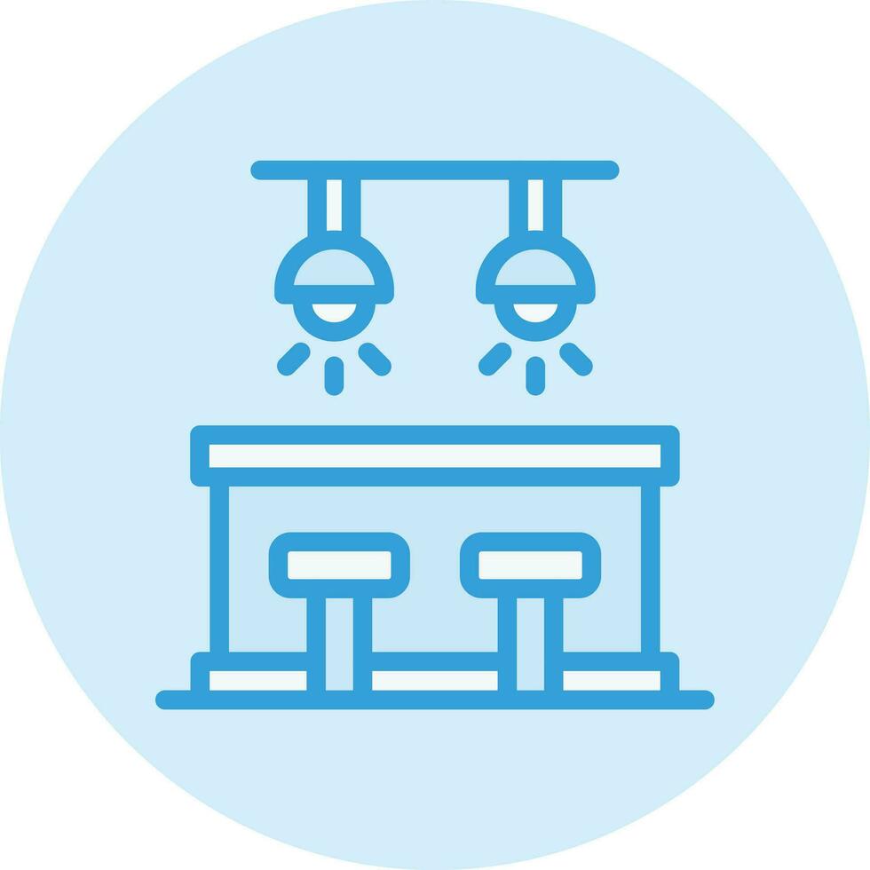 Bar Counter Vector Icon Design Illustration
