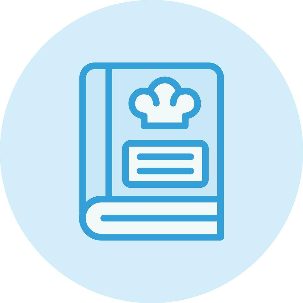 Recipe Book Vector Icon Design Illustration