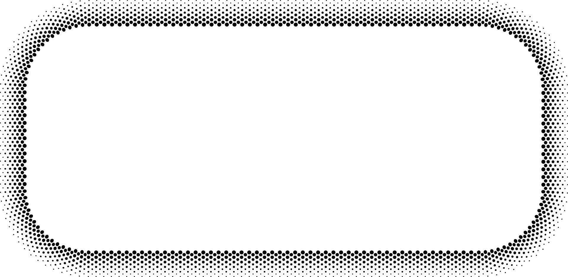 rectangular dots halftone frame vector