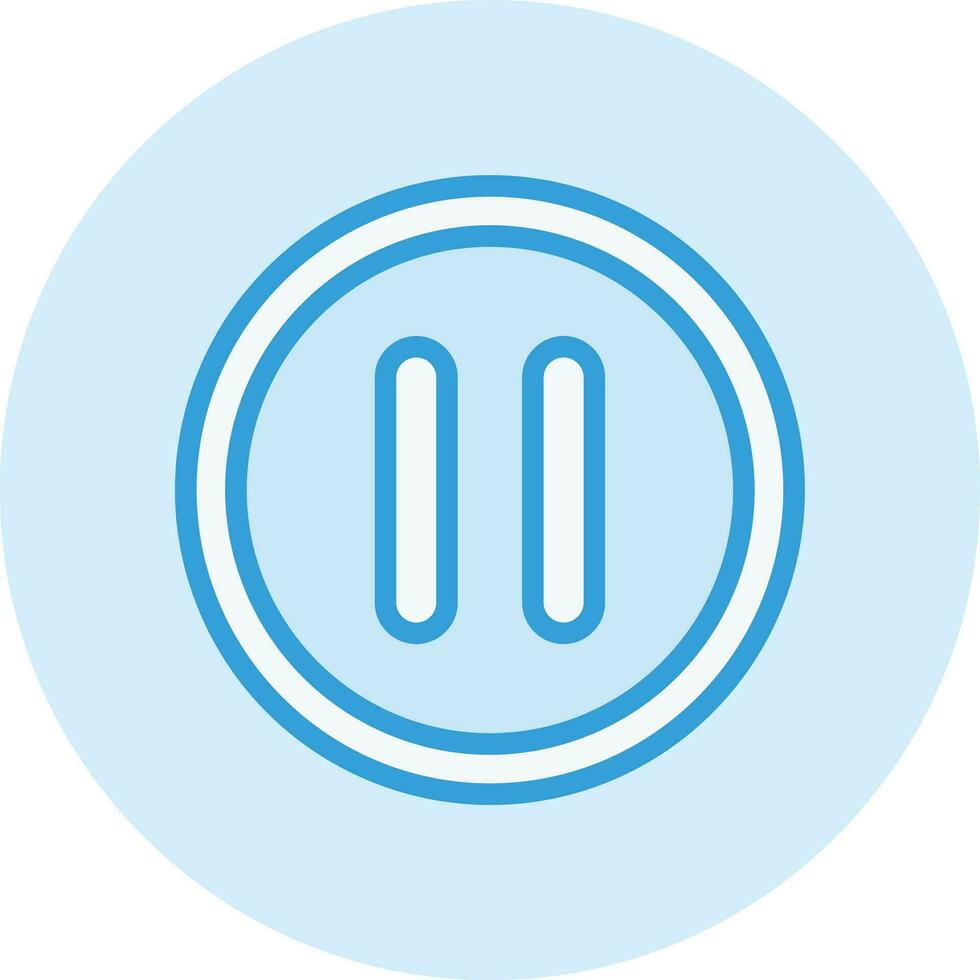 Pause button Vector Icon Design Illustration