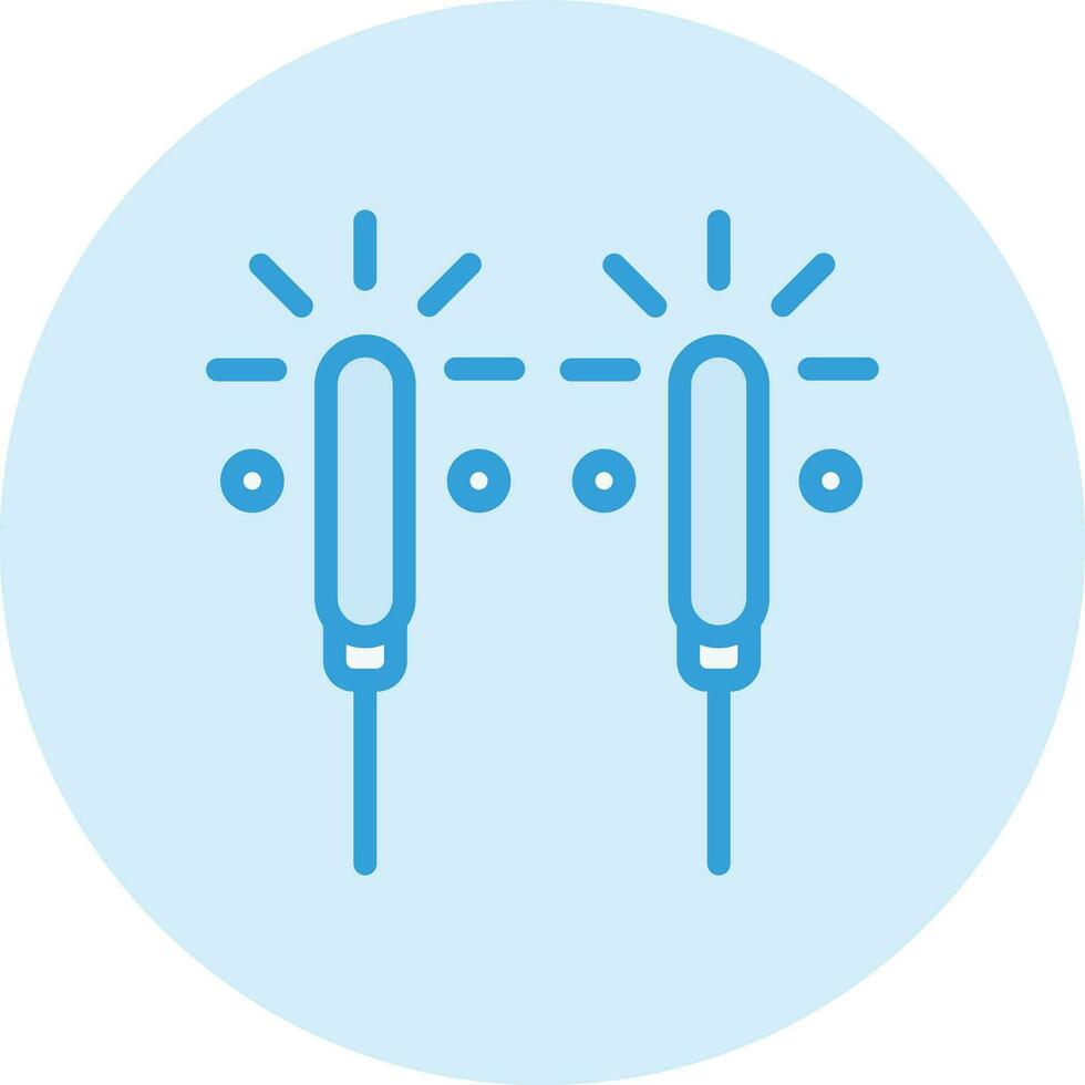 Sparkler Vector Icon Design Illustration