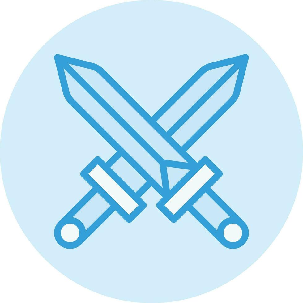 Swords Vector Icon Design Illustration