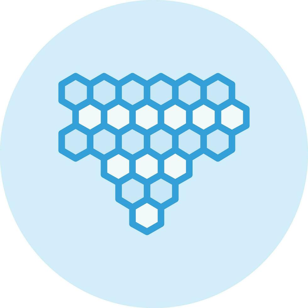Honey comb Vector Icon Design Illustration