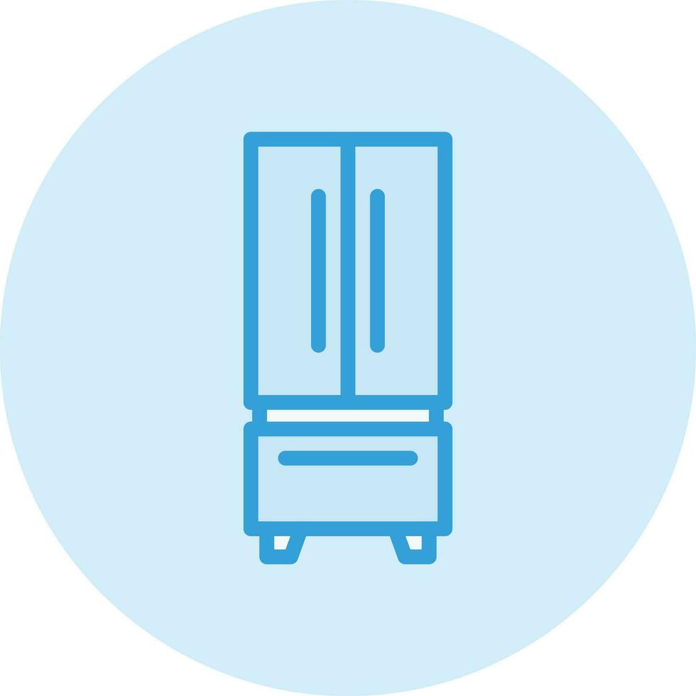 Ilustración de diseño de icono de vector de refrigerador