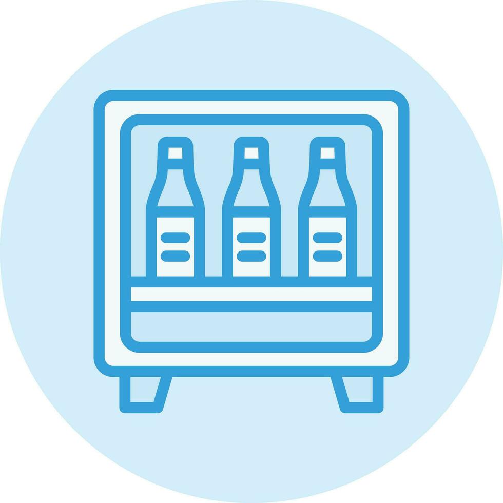 Minibar Vector Icon Design Illustration