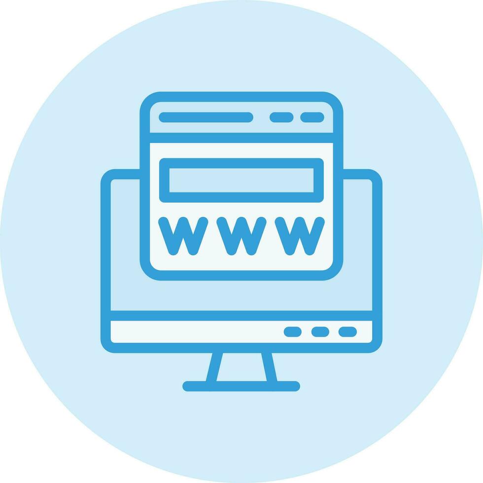 Website Vector Icon Design Illustration