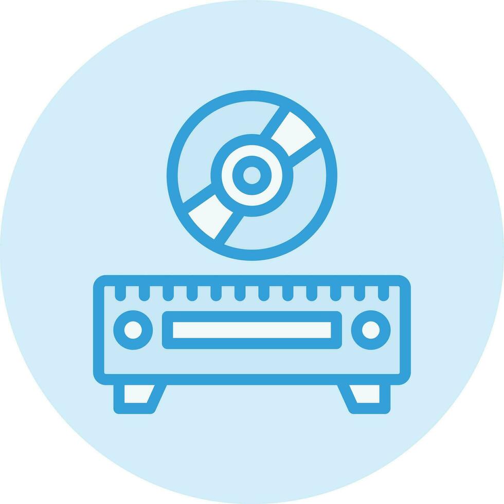 Cd Player Vector Icon Design Illustration