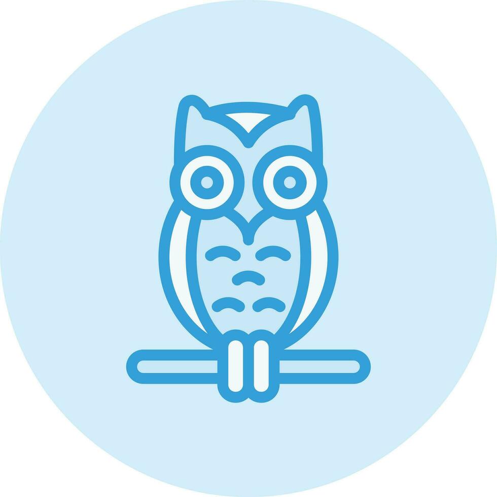 Owl Vector Icon Design Illustration