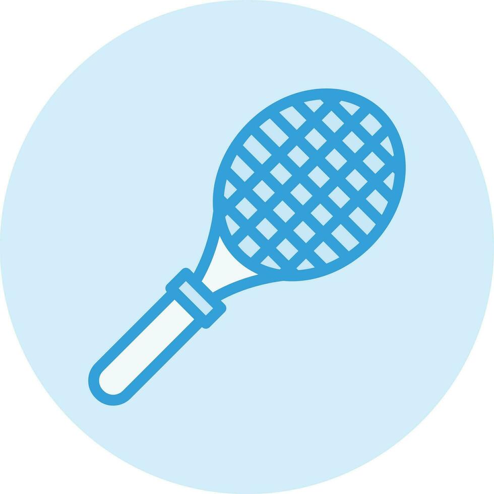 ilustración de diseño de icono de vector de raqueta de tenis