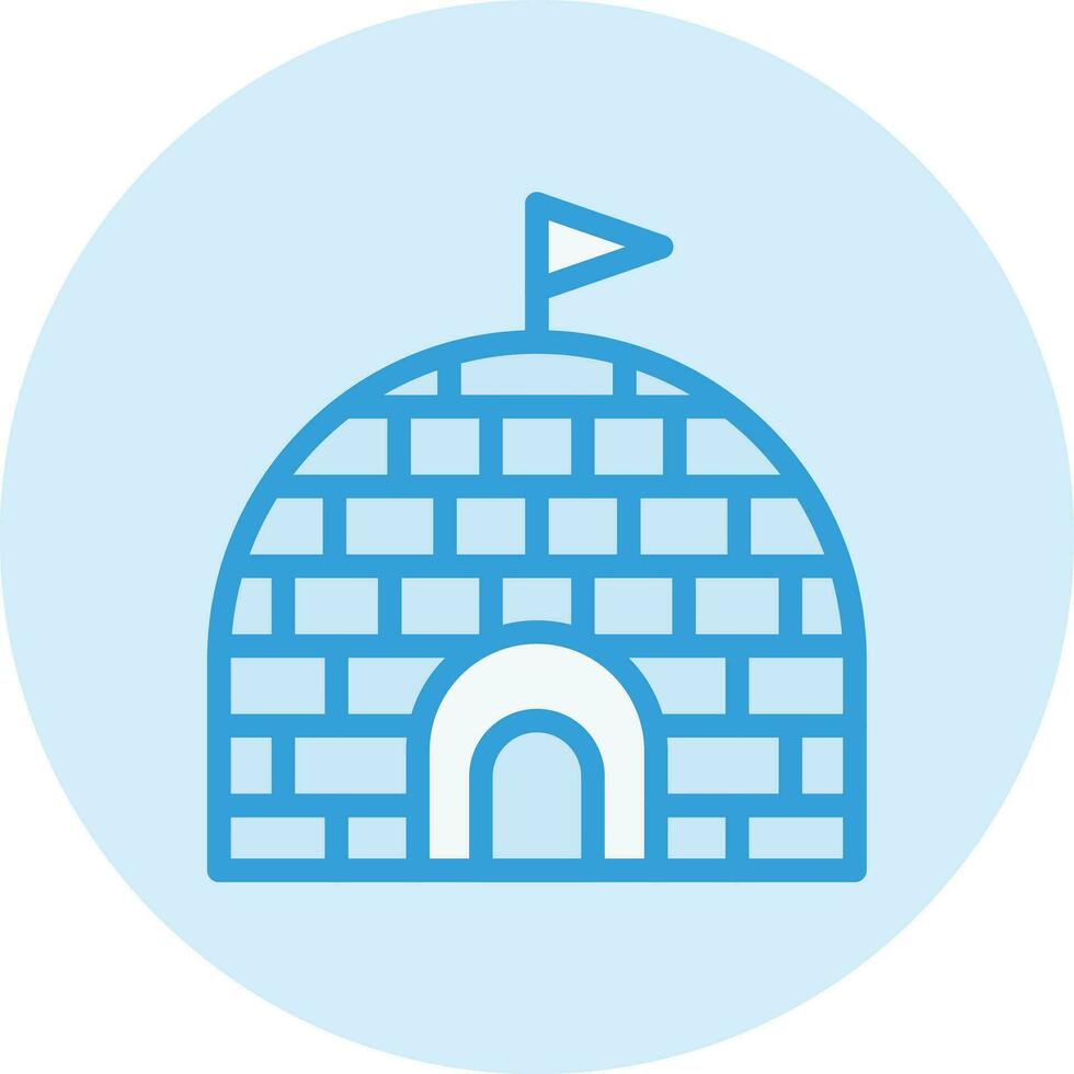 Igloo Vector Icon Design Illustration
