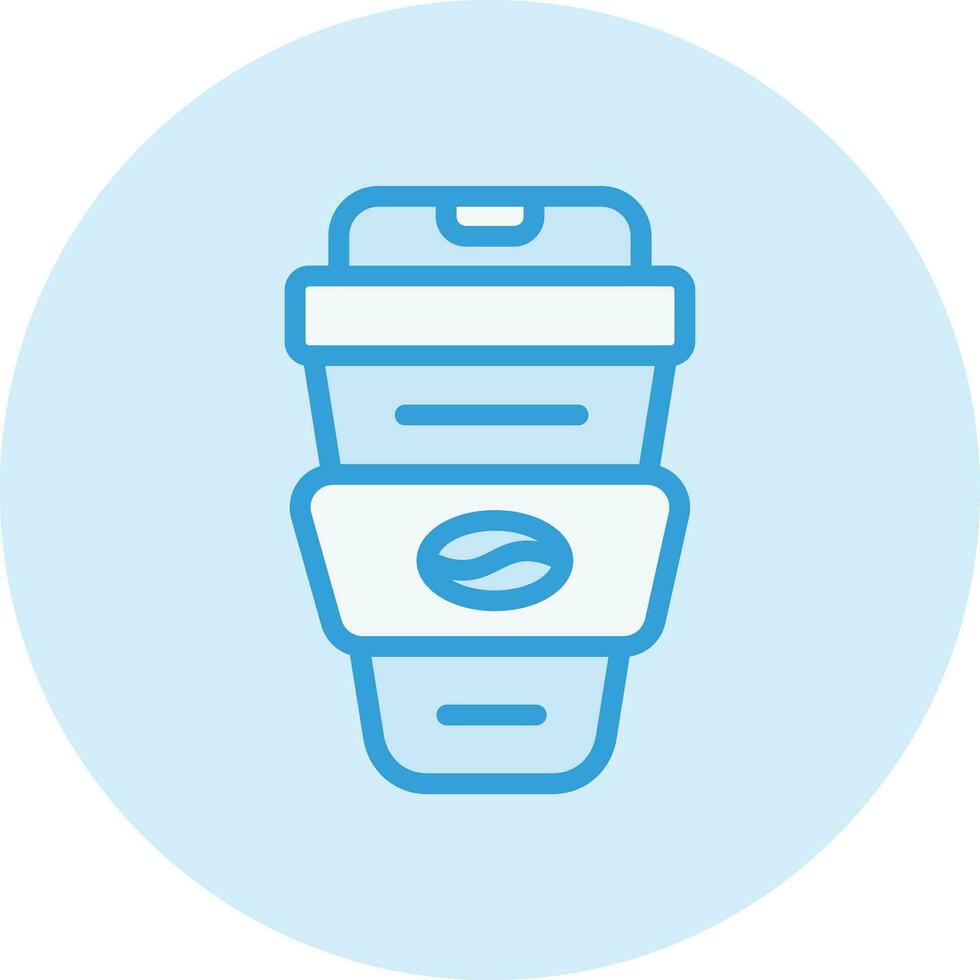 Coffee cup Vector Icon Design Illustration