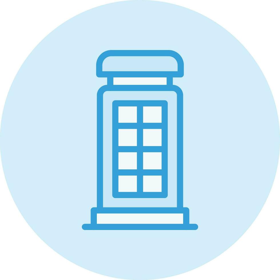 Phone booth Vector Icon Design Illustration