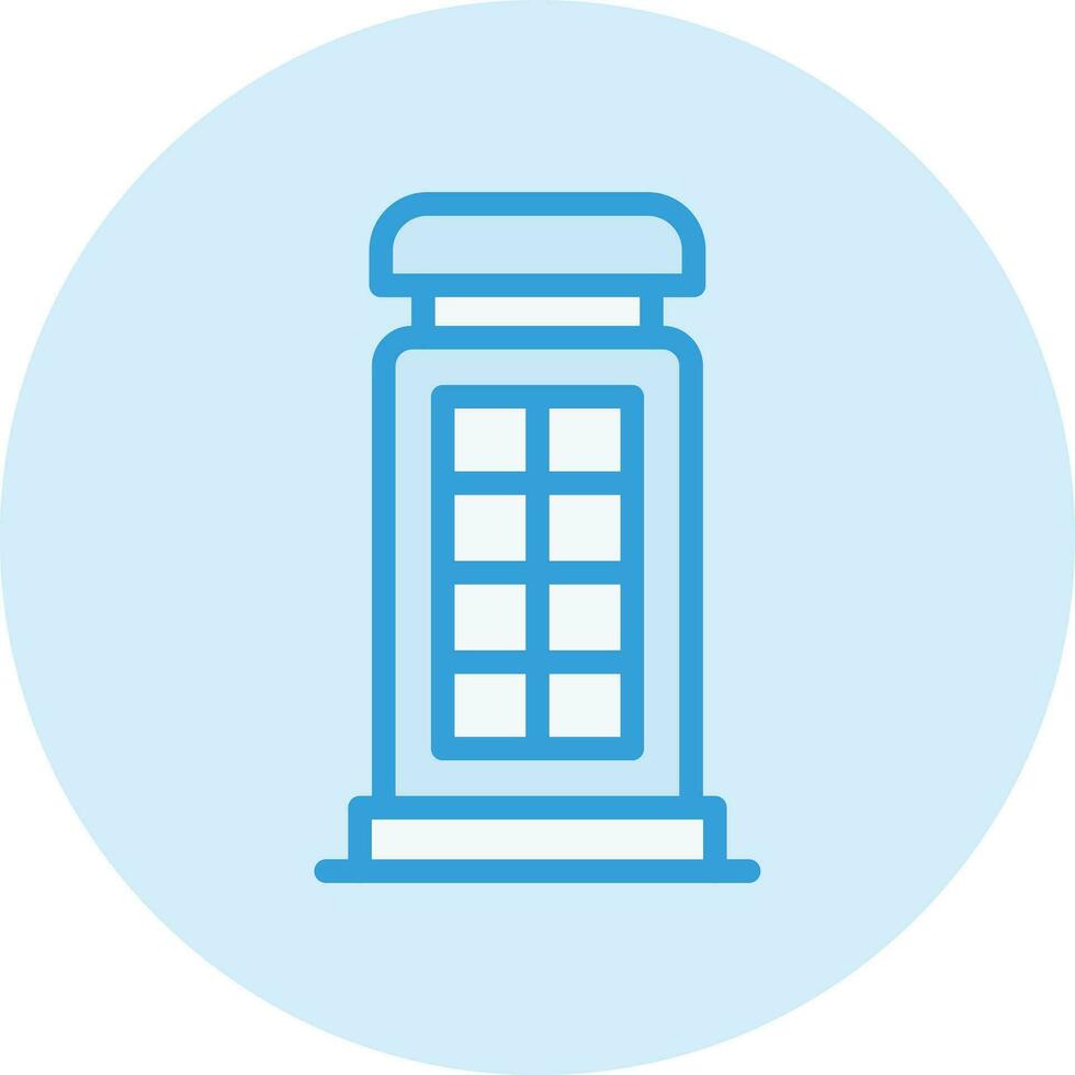 Phone booth Vector Icon Design Illustration