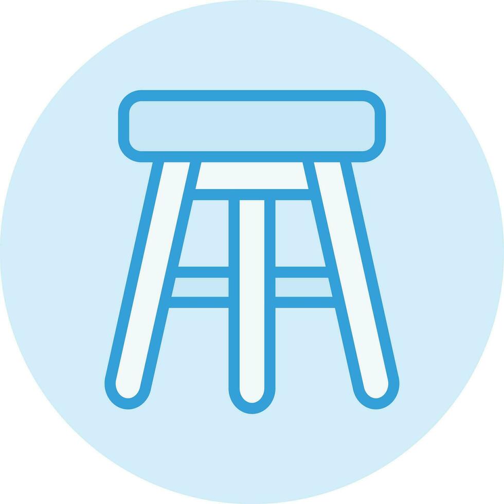 Bar Stool Vector Icon Design Illustration
