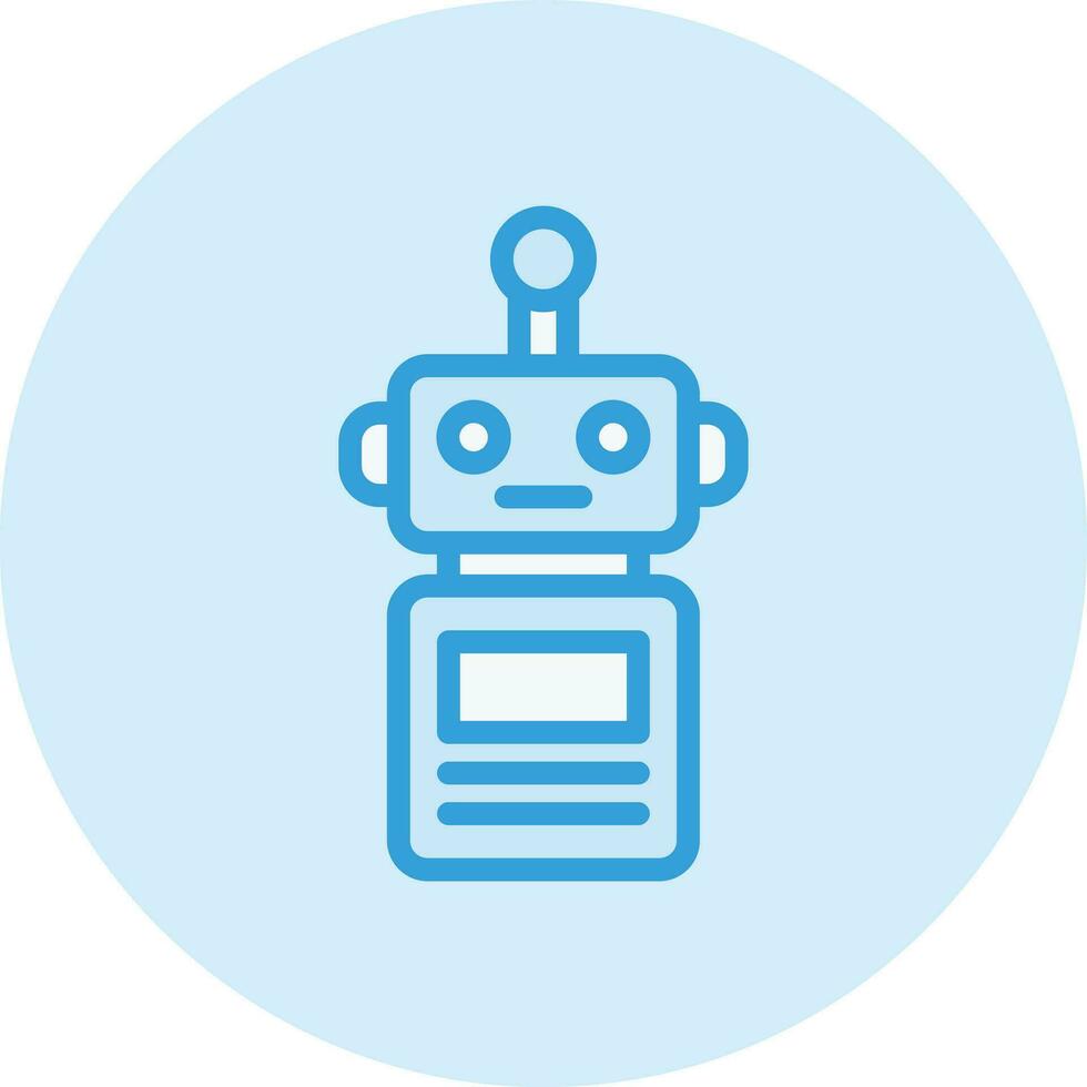 Robot Vector Icon Design Illustration