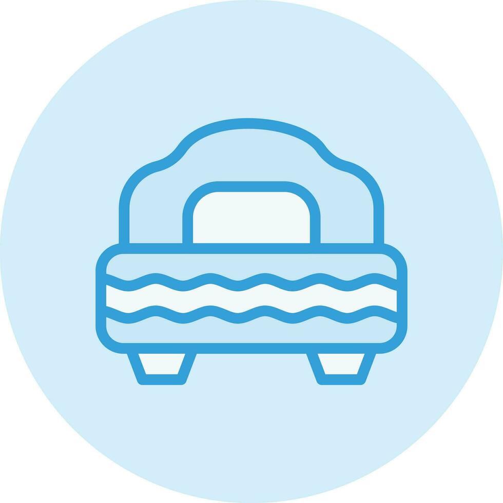 Single bed Vector Icon Design Illustration