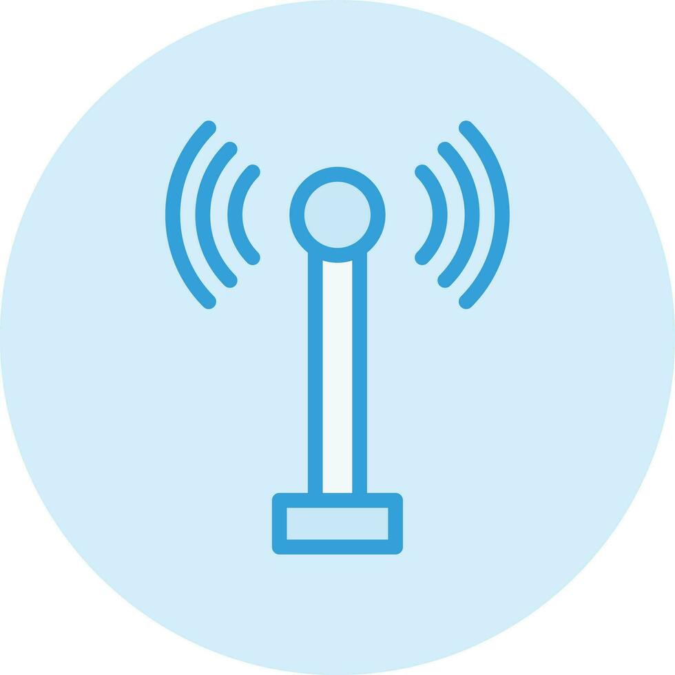 Radio antenna Vector Icon Design Illustration