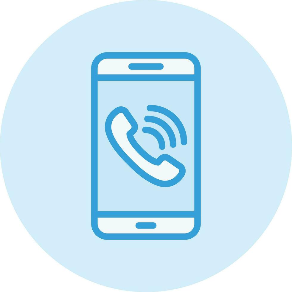 Mobile call Vector Icon Design Illustration