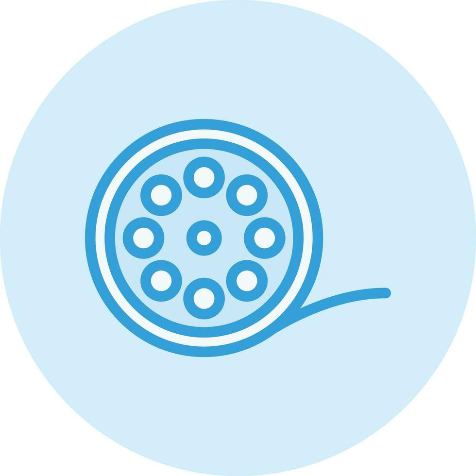 Film reel Vector Icon Design Illustration