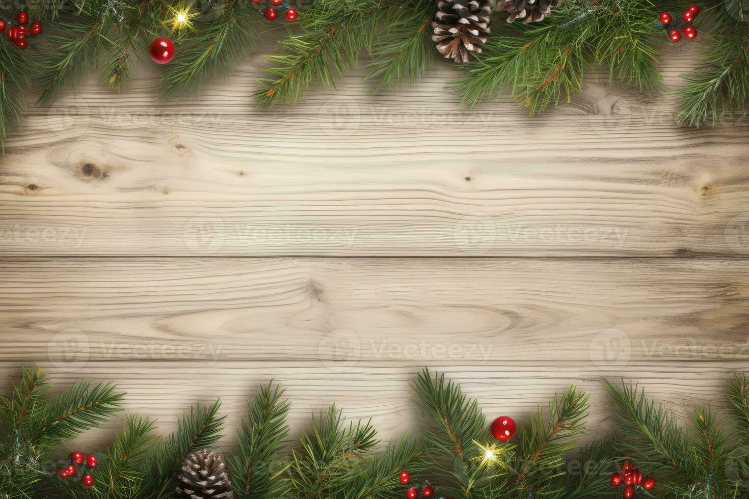 AI generated Christmas and New Year background. AI Generated photo