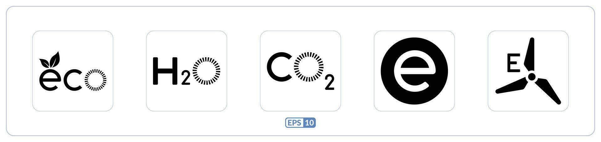 Ecology sign flat icon vector