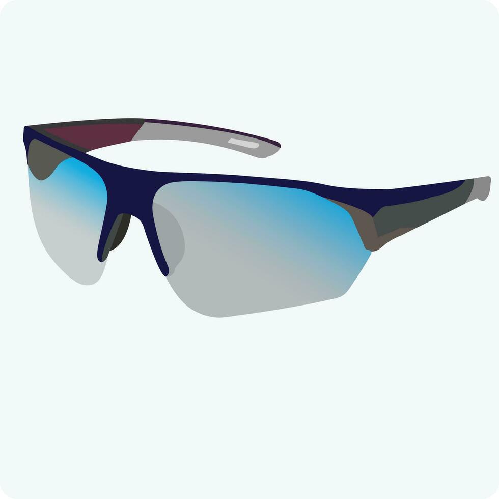 trendy glasses for sun shine protection vector
