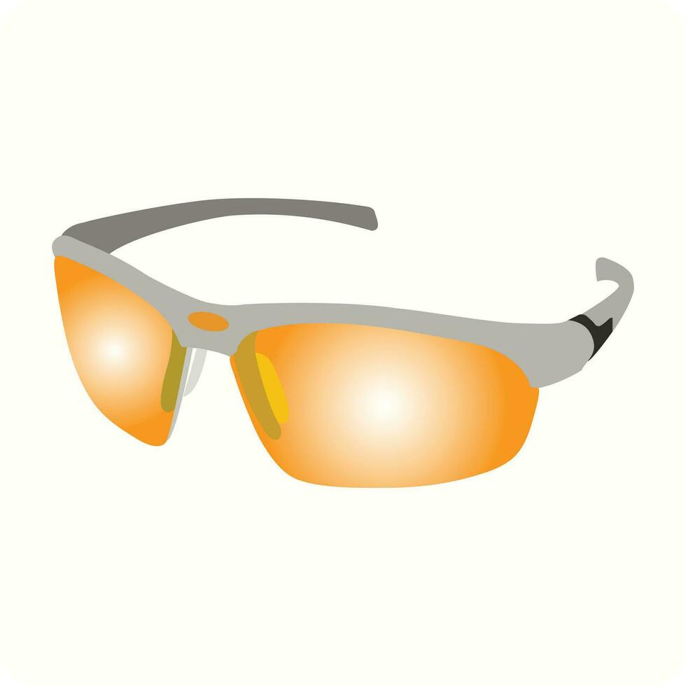 trendy glasses for sun shine protection vector