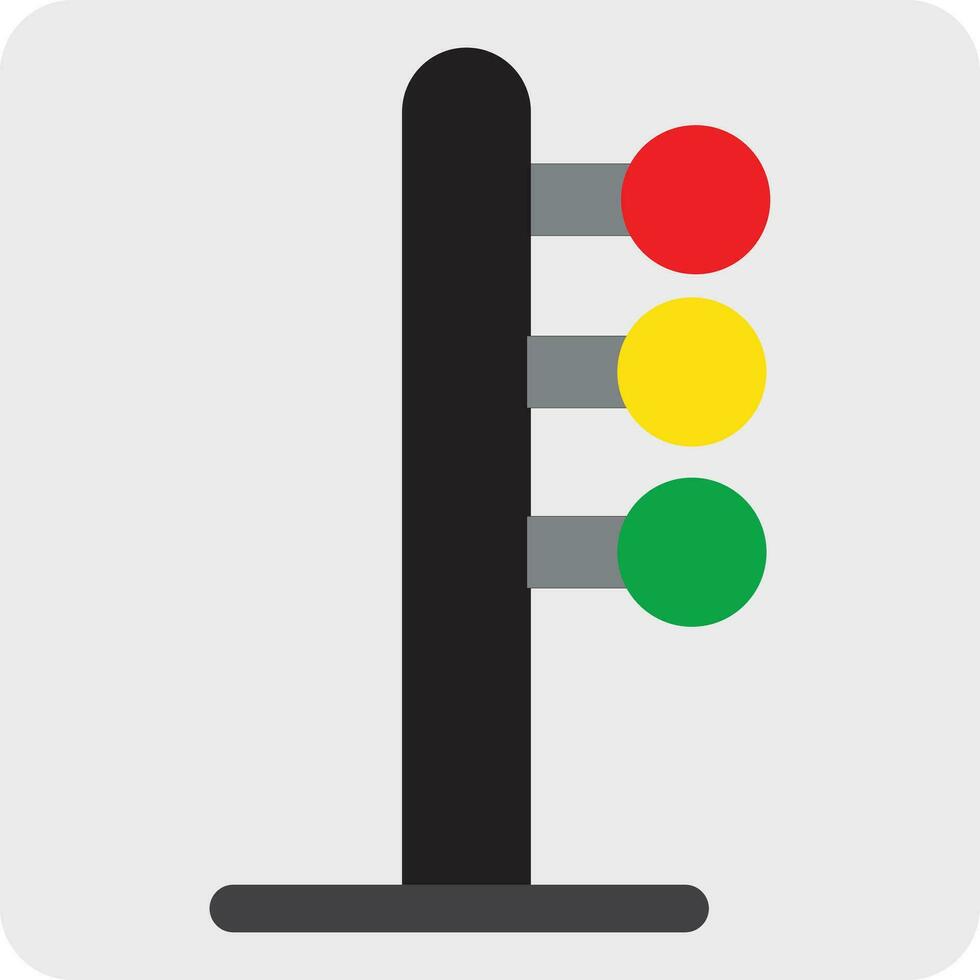 Road, traffic signal icon vector eps