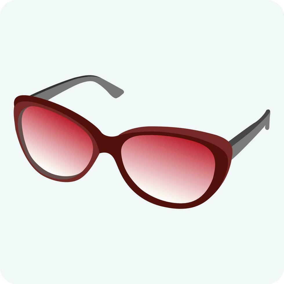 trendy glasses for sun shine protection vector
