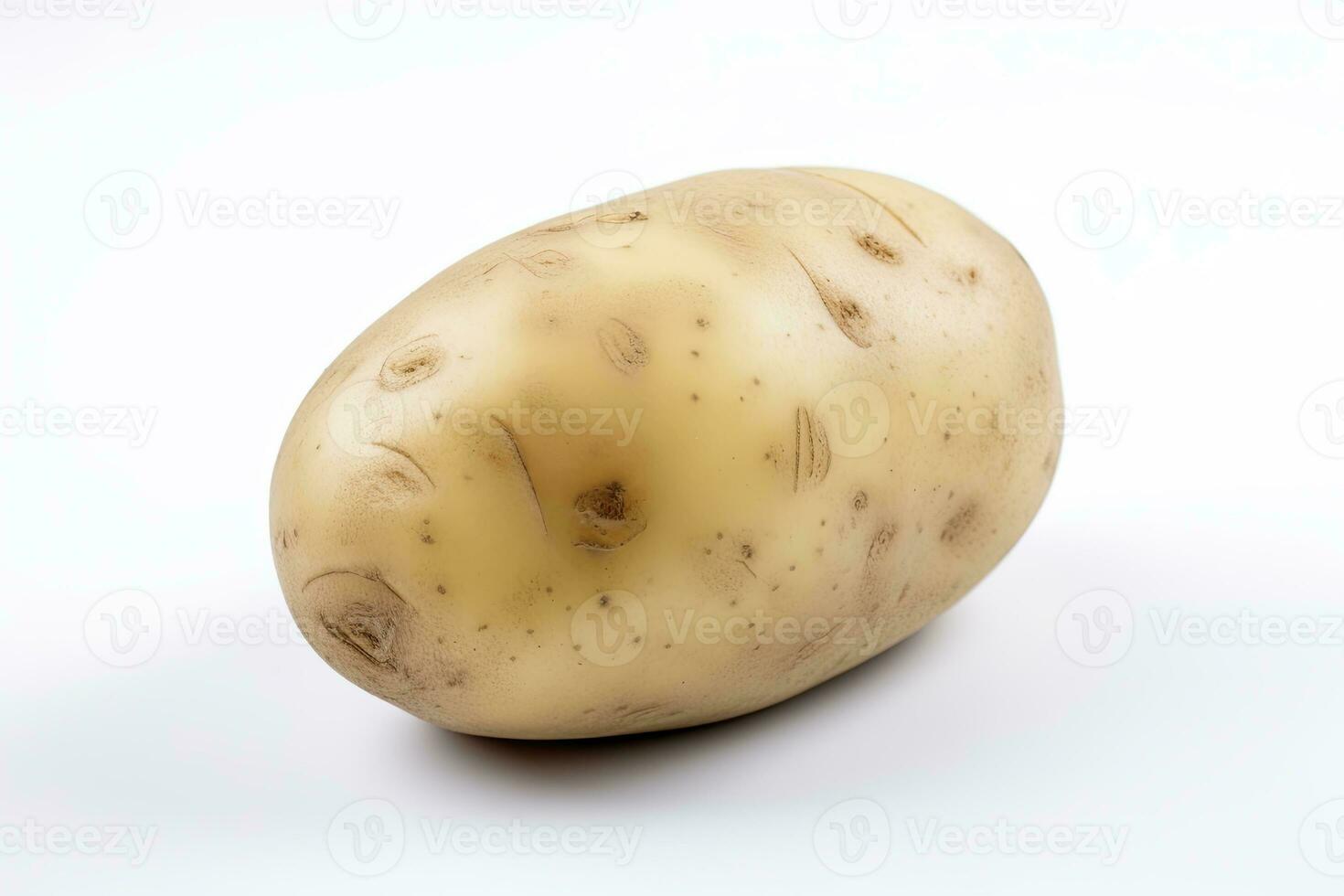 AI generated Potato isolated on white background. AI Generated photo