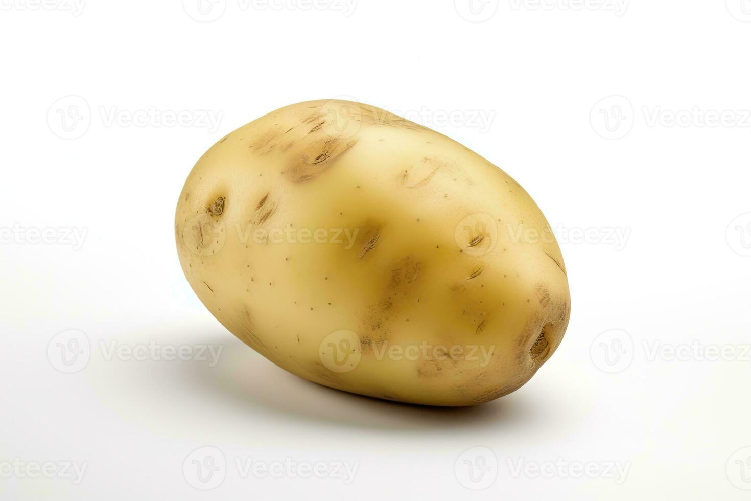 AI generated Potato isolated on white background. AI Generated photo