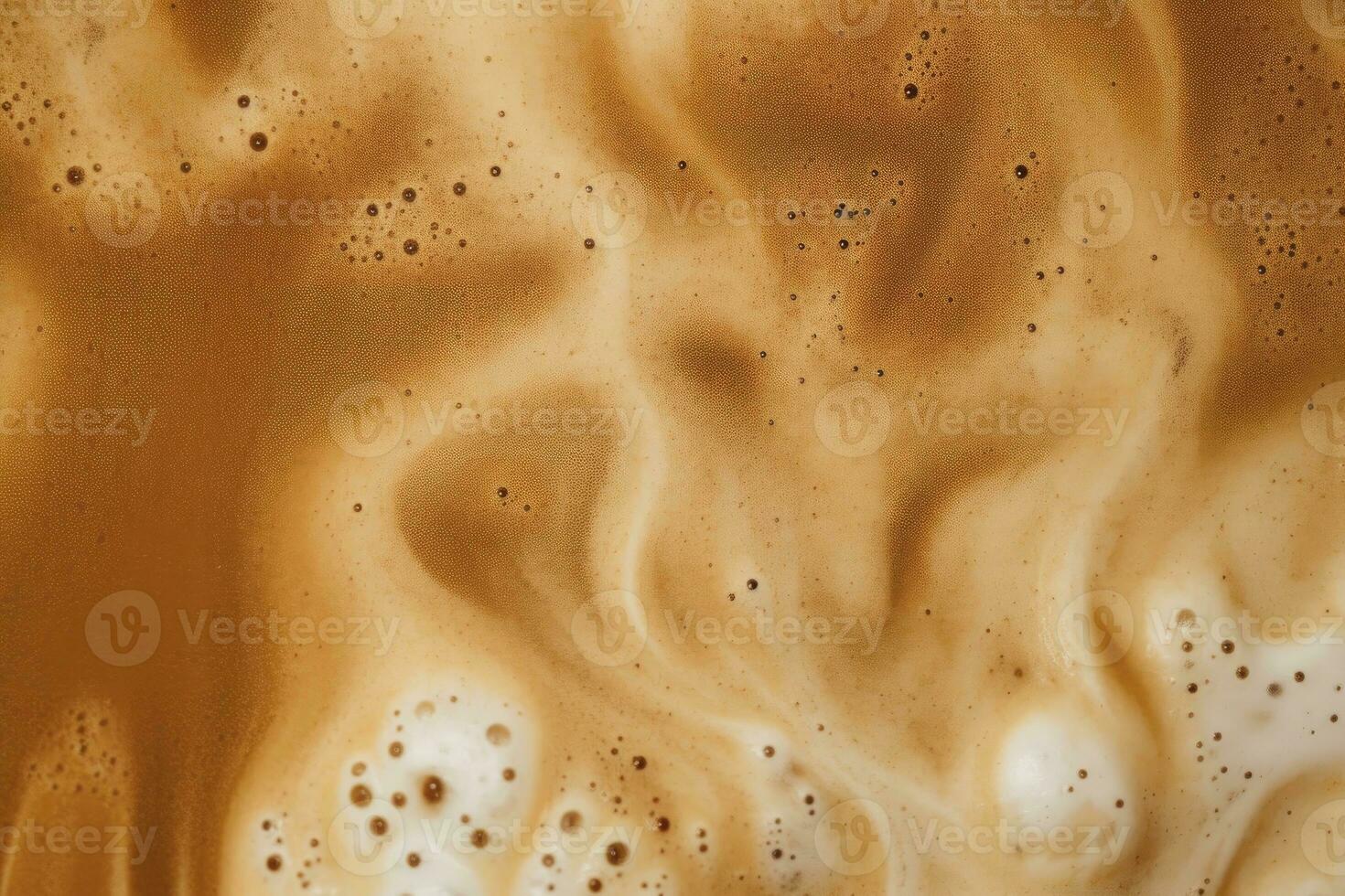 AI generated Coffee foam texture. AI Generated photo