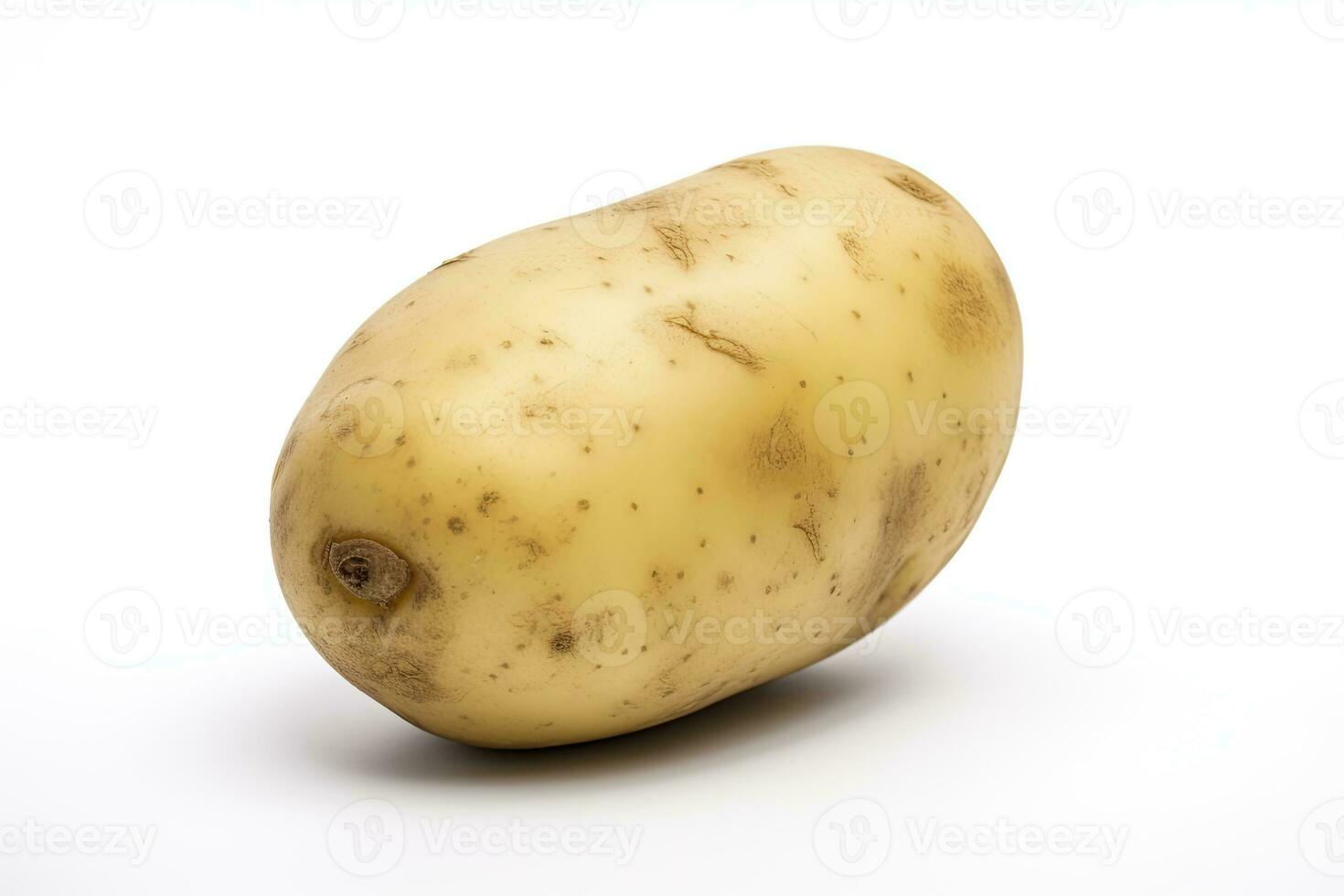 AI generated Potato isolated on white background. AI Generated photo